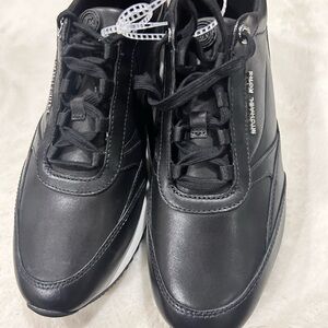 Michael Kors Black Leather Women’s Shoes